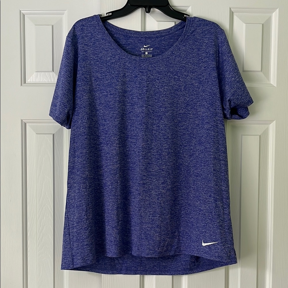 Nike Blue Relaxed Fit Short Sleeve Tee